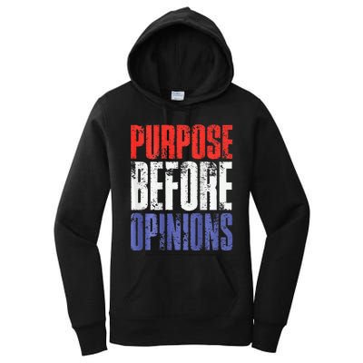 Purpose Before Opinions Austin Theory Live Women's Pullover Hoodie