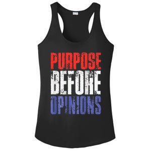 Purpose Before Opinions Austin Theory Live Ladies PosiCharge Competitor Racerback Tank