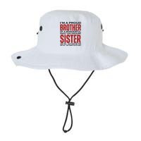 Proud Brother Of A Wonderful Sweet Awesome Sister Funny Gift Legacy Cool Fit Booney Bucket Hat