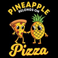 Pineapple Belongs On Pizza Hawaiian Hawaii Pizzeria City Backpack