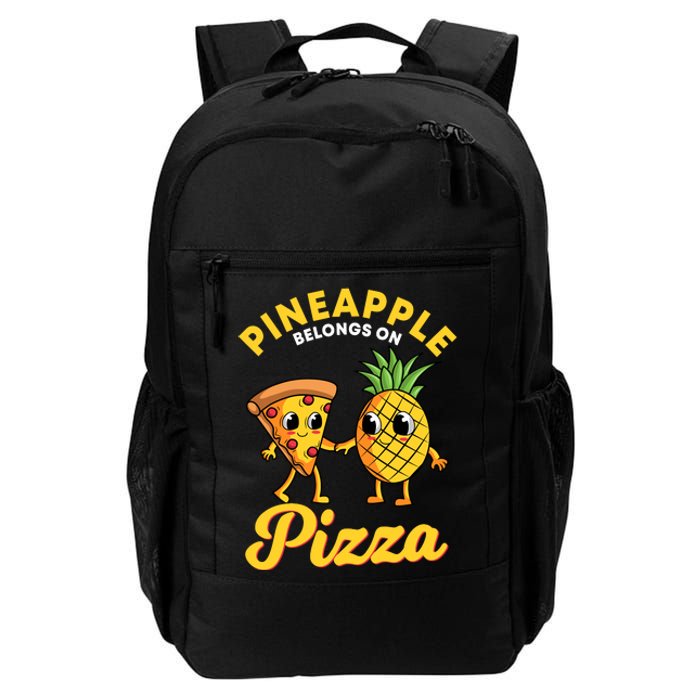 Pineapple Belongs On Pizza Hawaiian Hawaii Pizzeria Daily Commute Backpack