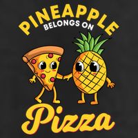 Pineapple Belongs On Pizza Hawaiian Hawaii Pizzeria Adult Drive Performance Visor