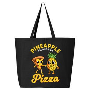 Pineapple Belongs On Pizza Hawaiian Hawaii Pizzeria 25L Jumbo Tote