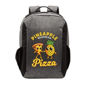 Pineapple Belongs On Pizza Hawaiian Hawaii Pizzeria Vector Backpack