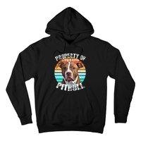 Pit Bull Owner Lover Retro Pitbull Hoodie