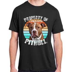 Pit Bull Owner Lover Retro Pitbull Adult ChromaSoft Performance T-Shirt