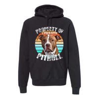 Pit Bull Owner Lover Retro Pitbull Premium Hoodie