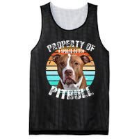 Pit Bull Owner Lover Retro Pitbull Mesh Reversible Basketball Jersey Tank