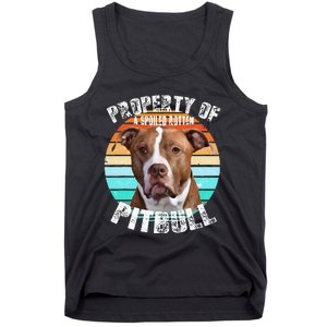 Pit Bull Owner Lover Retro Pitbull Tank Top