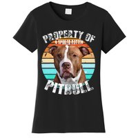 Pit Bull Owner Lover Retro Pitbull Women's T-Shirt