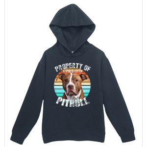 Pit Bull Owner Lover Retro Pitbull Urban Pullover Hoodie