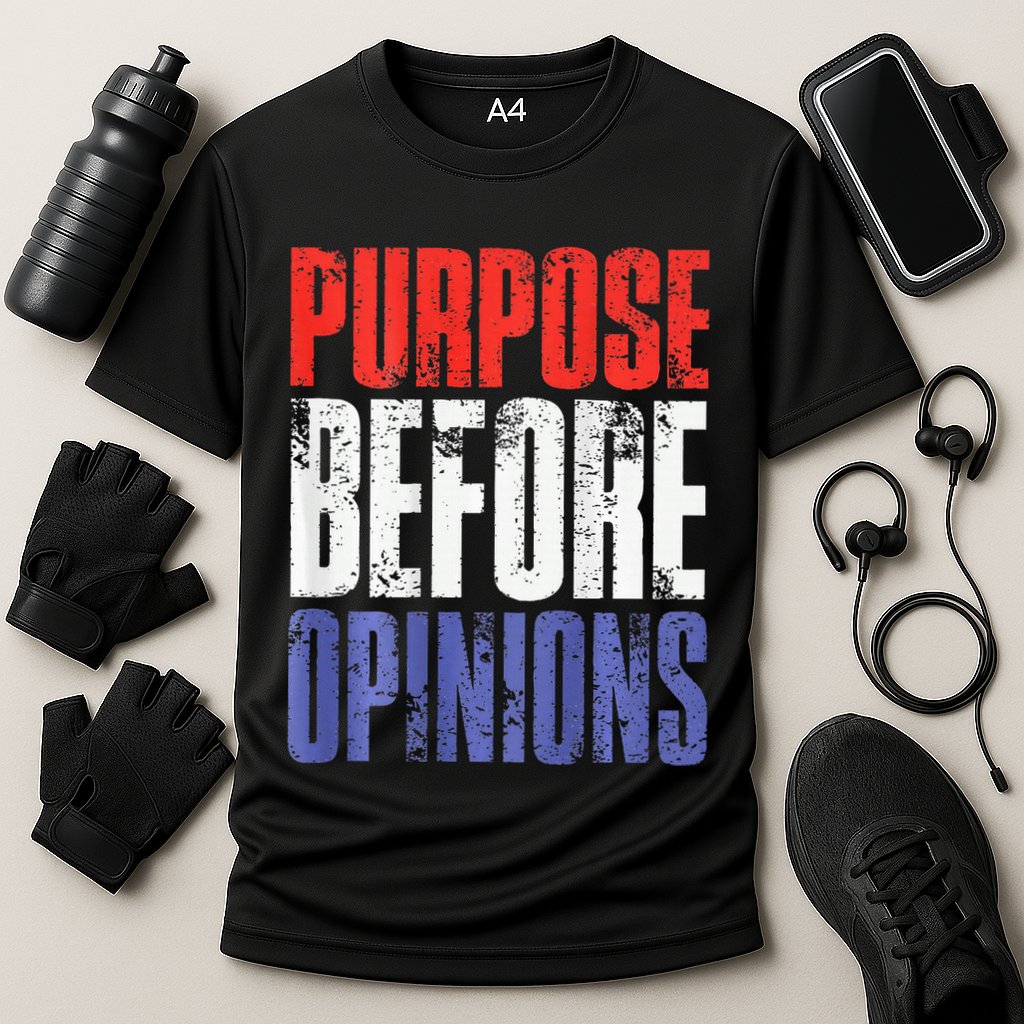 Purpose Before Opinions Austin Theory Live Performance Shirt