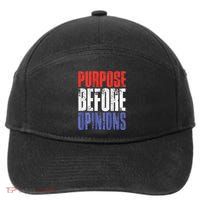 Purpose Before Opinions Austin Theory Live 7-Panel Snapback Hat