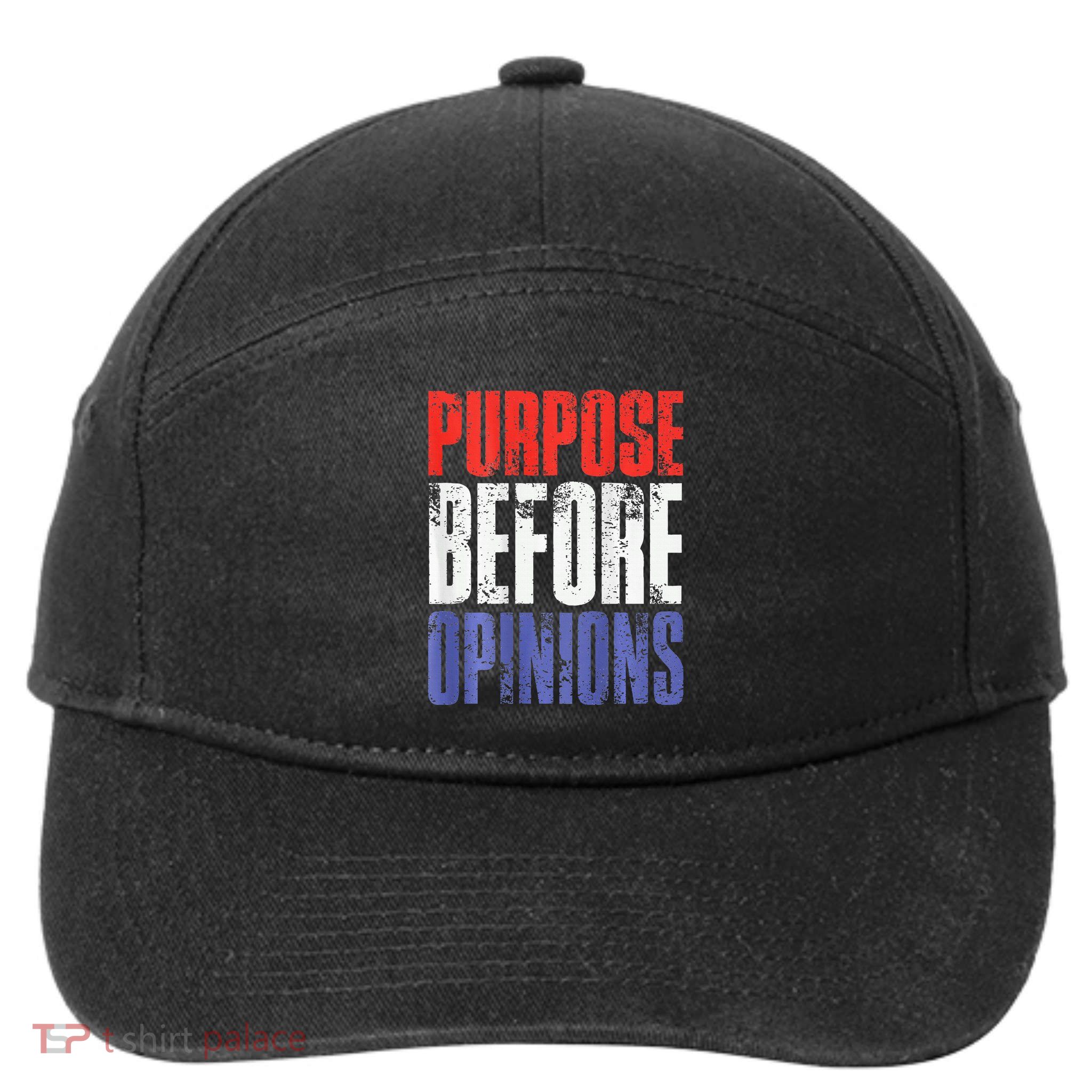 Purpose Before Opinions Austin Theory Live 7-Panel Snapback Hat