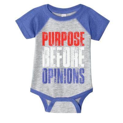 Purpose Before Opinions Austin Theory Live Infant Baby Jersey Bodysuit