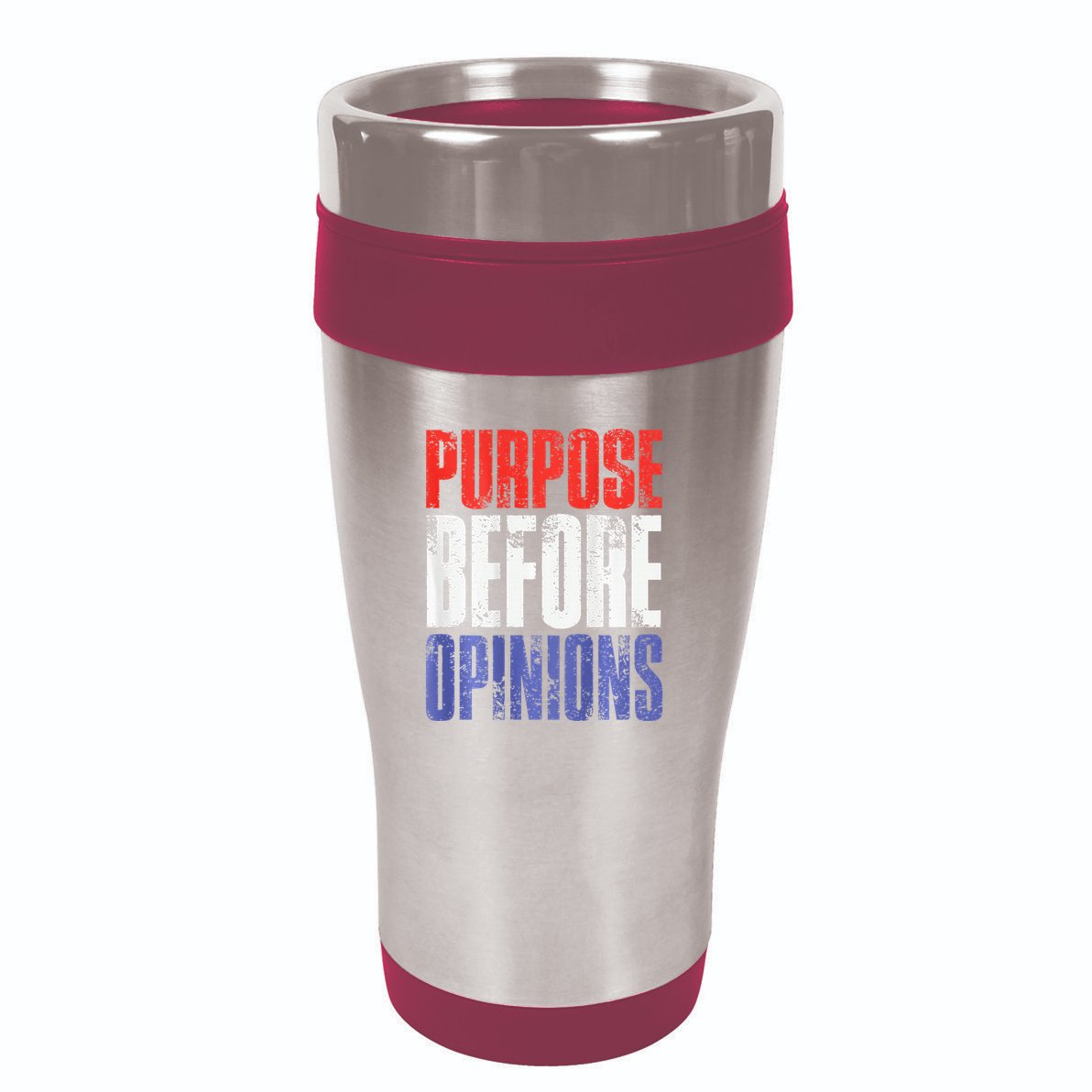 Purpose Before Opinions Austin Theory Live 16oz Travel Tumbler