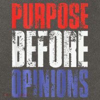 Purpose Before Opinions Austin Theory Live Cotton Canvas Backpack