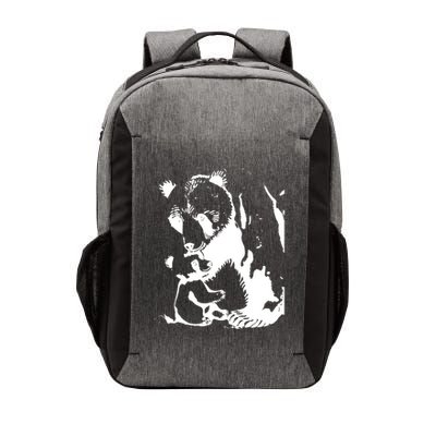 Papa Bear Or Mama Bear With Bear Animal Gift Vector Backpack