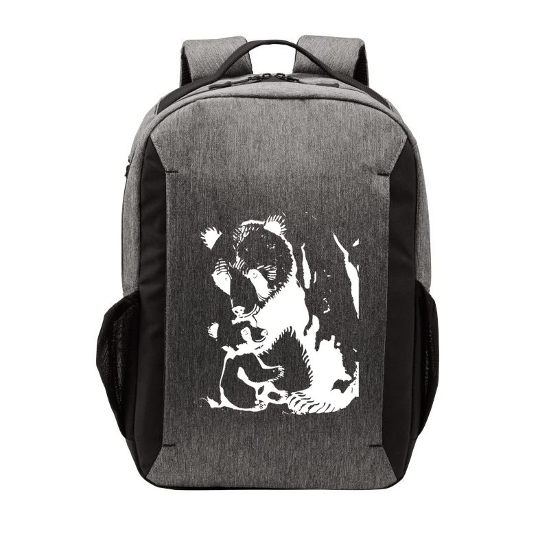 Papa Bear Or Mama Bear With Bear Animal Gift Vector Backpack
