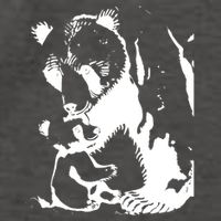 Papa Bear Or Mama Bear With Bear Animal Gift Vector Backpack
