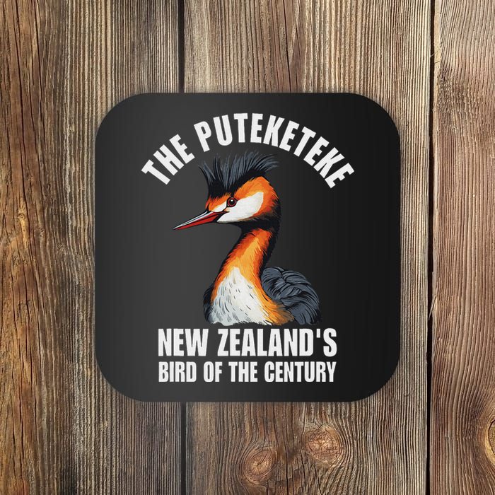 Puteketeke Bird Of The Century Coaster