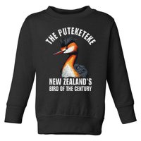 Puteketeke Bird Of The Century Toddler Sweatshirt