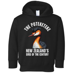 Puteketeke Bird Of The Century Toddler Hoodie