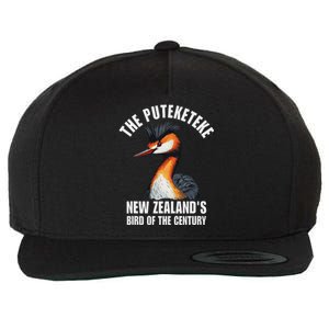 Puteketeke Bird Of The Century Wool Snapback Cap