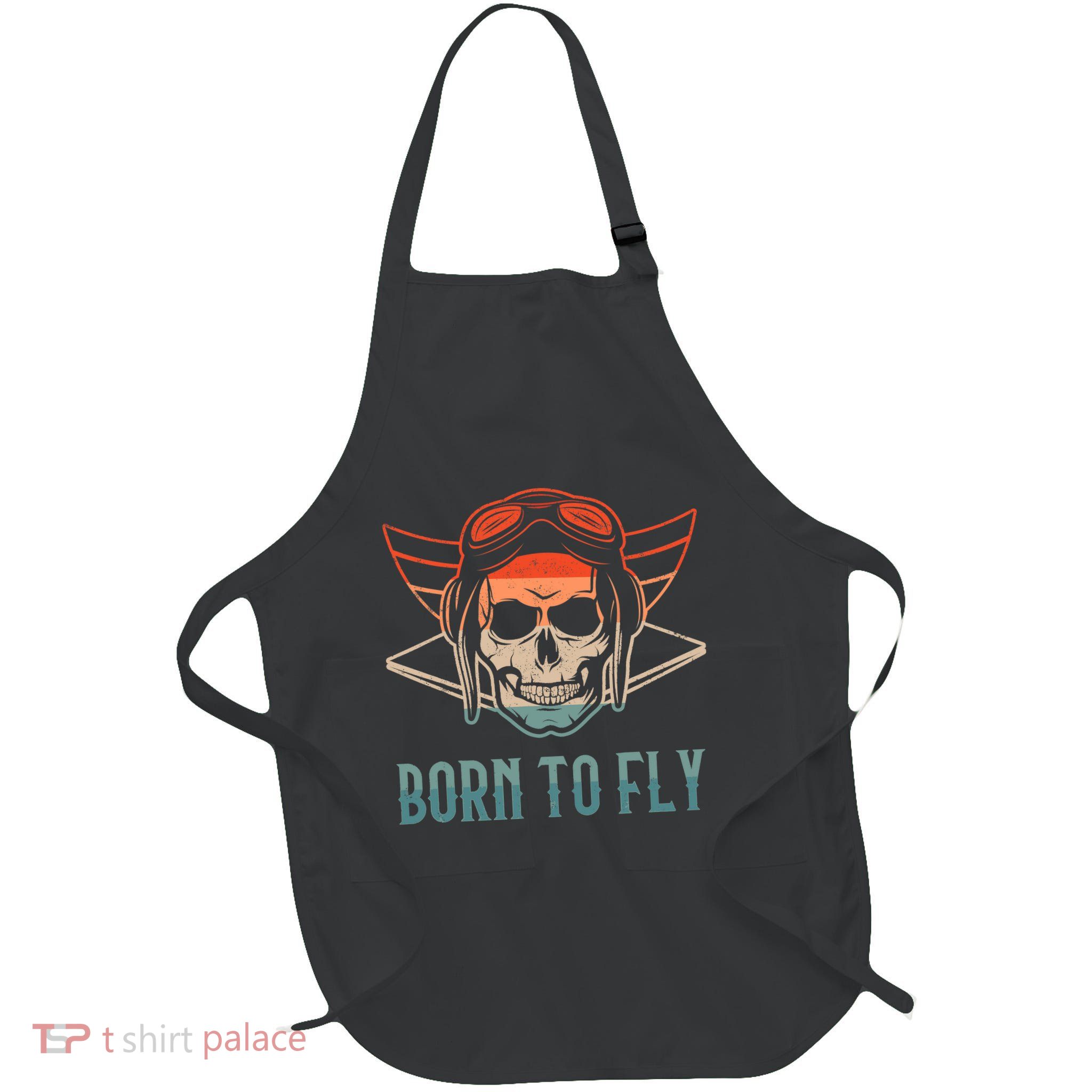 Pilot Born O Fly Airplane Plane Aviator Airport Pilots Apron