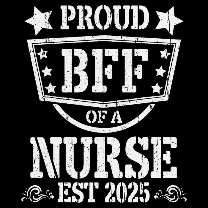Proud BFF Of A New Nurse Nursing Graduate 2025 Best Friend Gift Kids T-Shirt