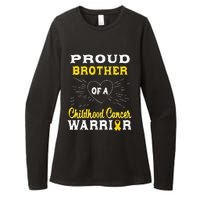 Proud Brother Of A Childhood Cancer Warrior Awareness Womens CVC Long Sleeve Shirt