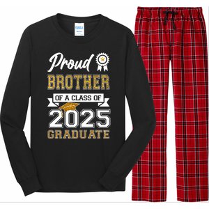 Proud Brother Of A Class Of 2025 Graduate Long Sleeve Pajama Set