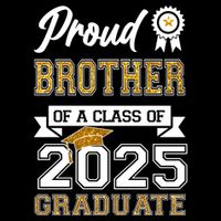 Proud Brother Of A Class Of 2025 Graduate Wool Snapback Cap