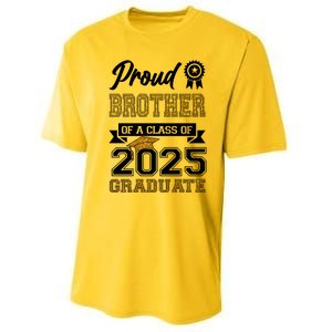 Proud Brother Of A Class Of 2025 Graduate Performance Sprint T-Shirt