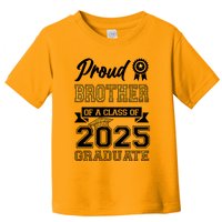 Proud Brother Of A Class Of 2025 Graduate Toddler T-Shirt
