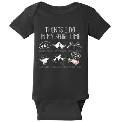 Pigeon Breeding Pigeon Racing Lover King Pigeon Baby Bodysuit