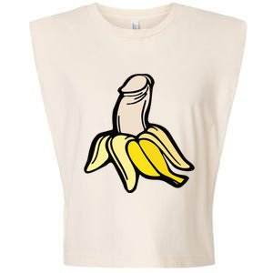 Penis Banana Garment-Dyed Women's Muscle Tee