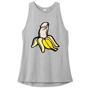 Penis Banana Ladies PosiCharge Tri-Blend Wicking Tank