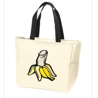 Penis Banana Zip Tote Bag