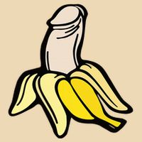 Penis Banana Zip Tote Bag