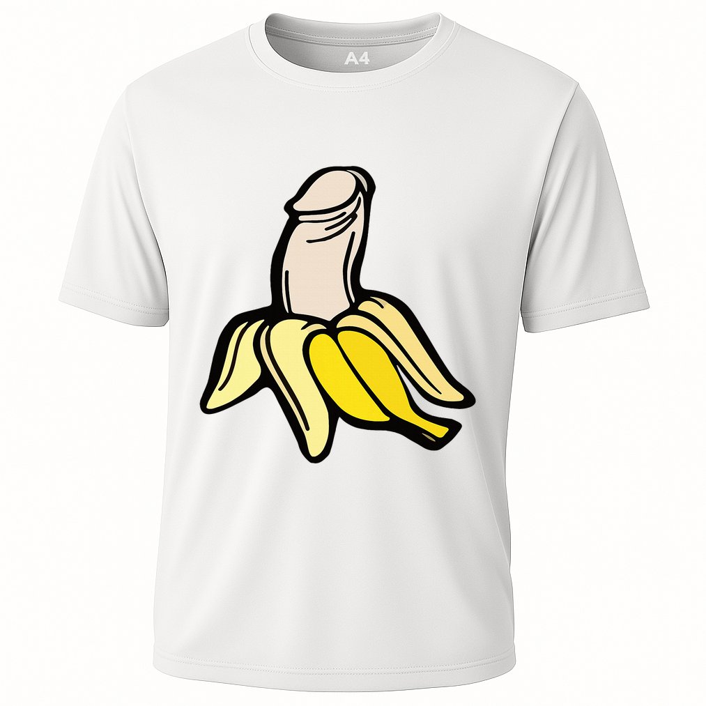 Penis Banana Cooling Performance Crew T-Shirt