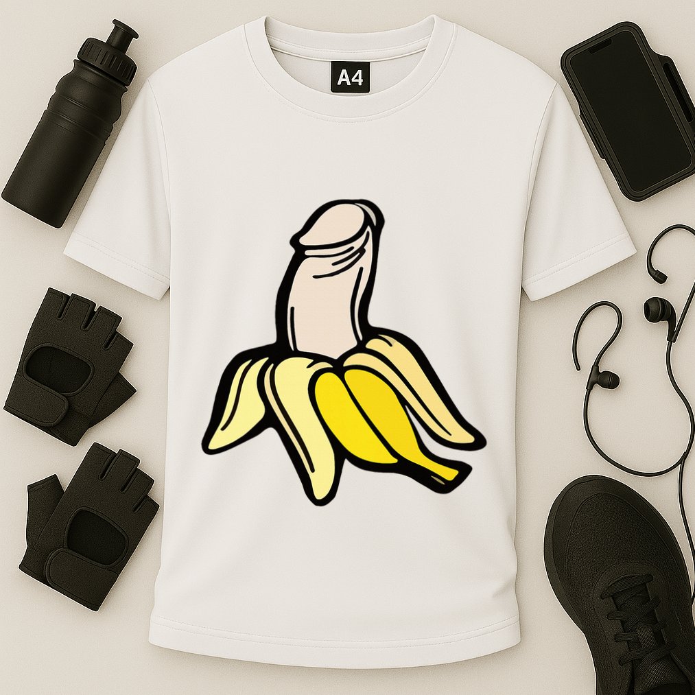 Penis Banana Cooling Performance Crew T-Shirt