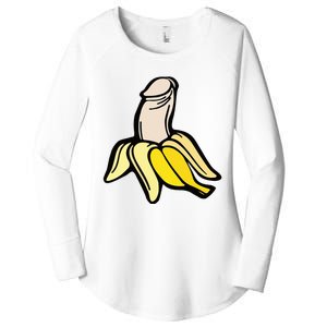 Penis Banana Women's Perfect Tri Tunic Long Sleeve Shirt