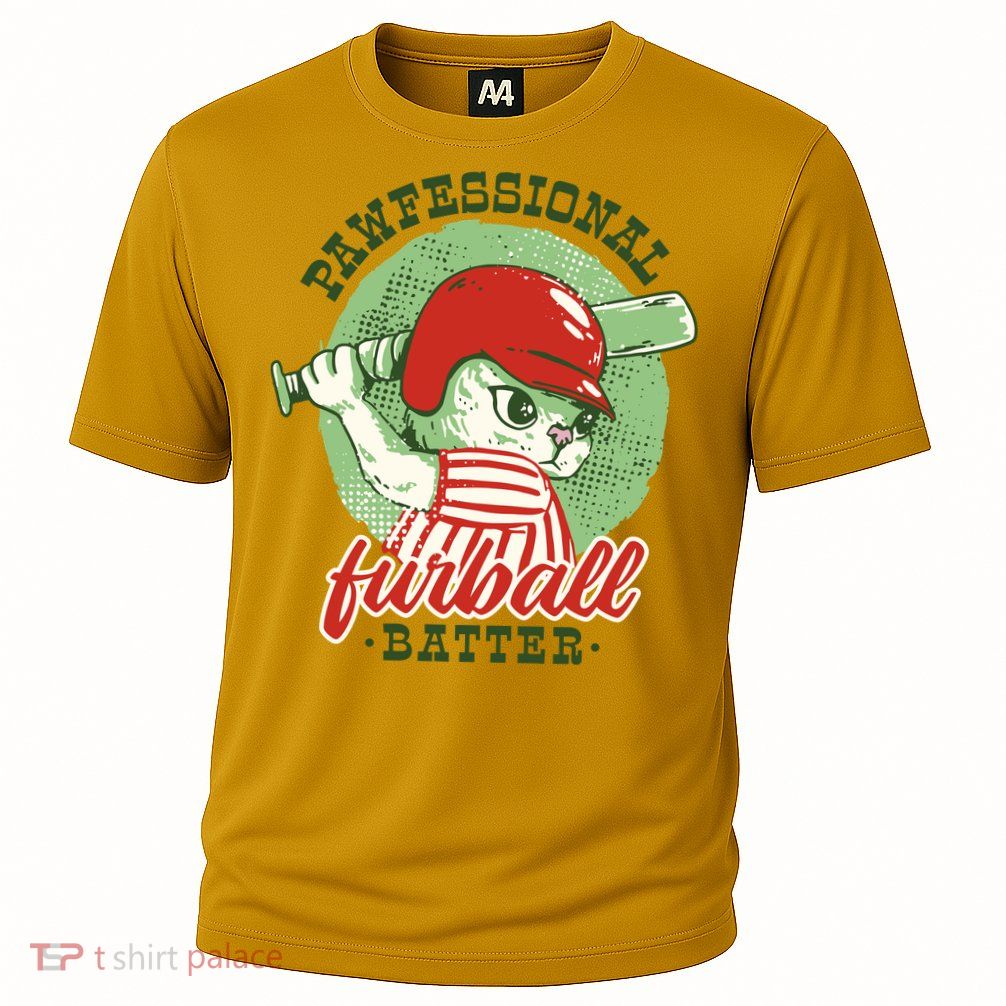 Professional Baseball Player Cat Cute Performance Shirt