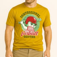 Professional Baseball Player Cat Cute Cooling Performance Crew T-Shirt