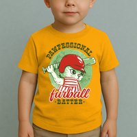 Professional Baseball Player Cat Cute Toddler T-Shirt