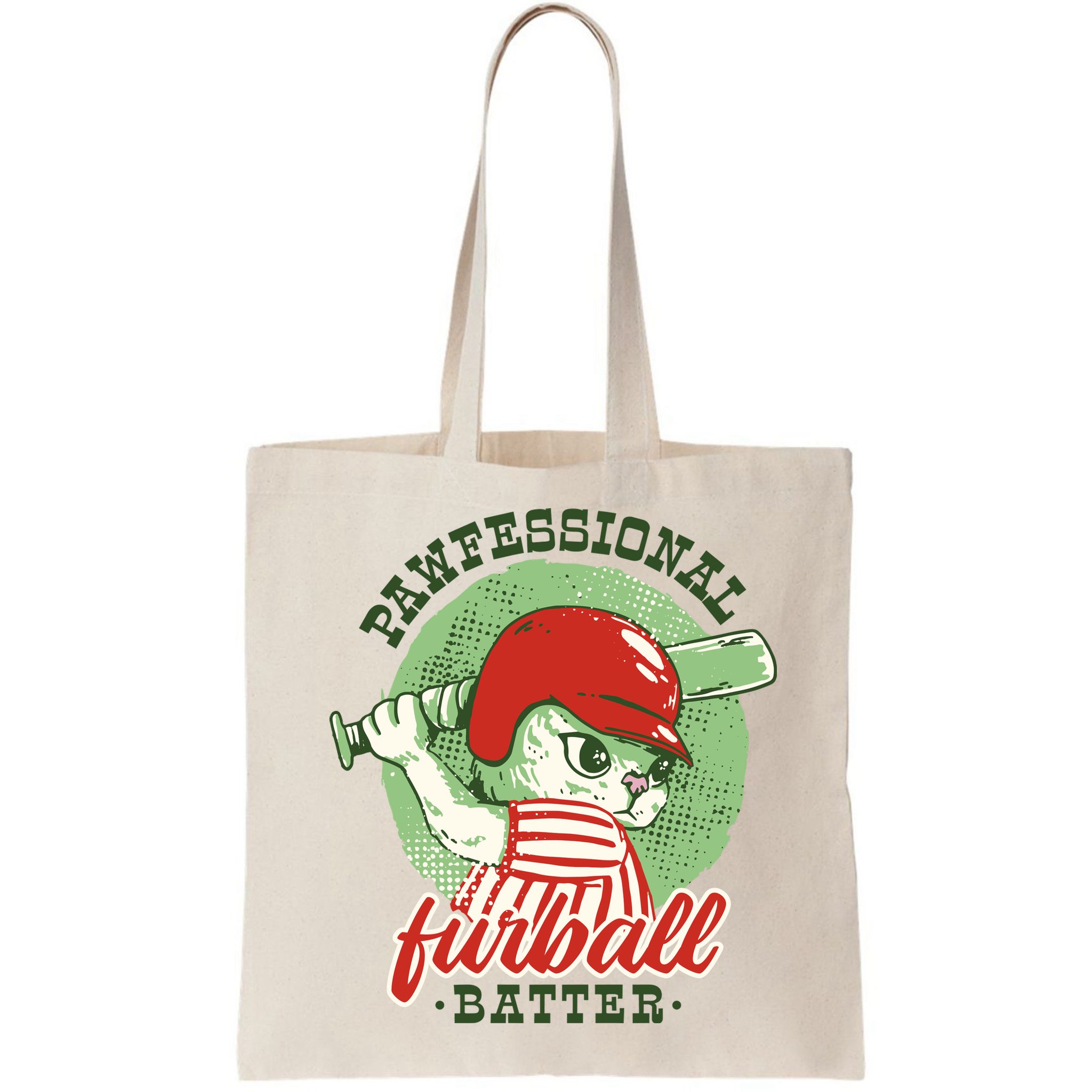Professional Baseball Player Cat Cute Bag