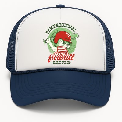 Professional Baseball Player Cat Cute Trucker Hat