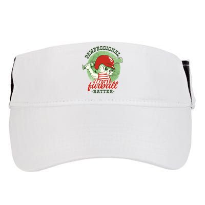 Professional Baseball Player Cat Cute Adult Drive Performance Visor