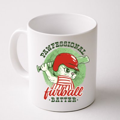 Professional Baseball Player Cat Cute Mug